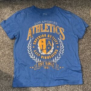 Los Ángeles, athletics blues shirt kids